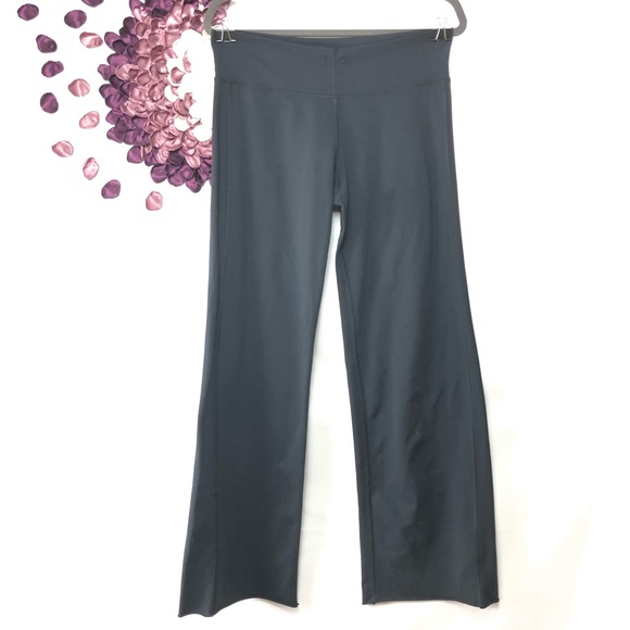 lululemon athletica Pants - Lululemon Wide Leg Black Yoga Pants